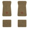 1971-1973 Chevrolet Impala floor mats with the SS in Outline Circle logo in Essex 1004A Cream carpet, illustration