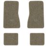 1969-1973 Chevrolet Nova floor mats with the Small SS 396 logo in Essex 1076A Prairie Tan carpet, illustration