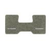 1987 Chevrolet R20 2WD Automatic/3-Speed Low Tunnel one-piece front floor mat with the Silverado logo in Essex 1053A Silver carpet, illustration