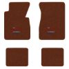 1955-1956 Chevrolet Two-Ten Series floor mats with the Heartbeat of America logo in Daytona 7157 Bronze carpet, illustration