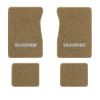 1987 Chevrolet V20 Crew Cab floor mats with the Silverado logo in Cutpile 7295 Medium Doeskin carpet, illustration