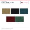 ACC Cutpile carpet color chart for this listing - Proudly Made in the USA