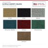 ACC Cutpile carpet color chart for this listing - Proudly Made in the USA