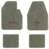 1965 Dodge Coronet Automatic floor mats with the Coronet logo in Essex 1053A Silver carpet, illustration