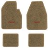 1965 Dodge Coronet Automatic floor mats with the Coronet logo in Essex 1004A Cream carpet, illustration