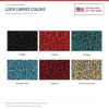 ACC Loop carpet color chart for this listing - Proudly Made in the USA
