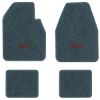 1974-1976 Dodge Coronet floor mats with the Coronet logo in Essex 1017A Lapis Blue carpet, illustration