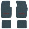 1963-1973 Dodge Dart floor mats with the GTS logo in Essex 1017A Lapis Blue carpet, illustration