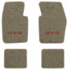 1963-1973 Dodge Dart floor mats with the GTS logo in Essex 1035A Beige carpet, illustration