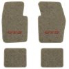 1963-1973 Dodge Dart floor mats with the GTS logo in Essex 1076A Prairie Tan carpet, illustration