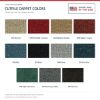 ACC Cutpile carpet color chart for this listing - Proudly Made in the USA