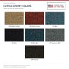 ACC Cutpile carpet color chart for this listing - Proudly Made in the USA