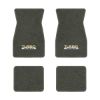 1974-1981 Pontiac Firebird Trans Am floor mats with the Turbo Trans Am logo in Essex 1038A Lt Charcoal carpet, illustration