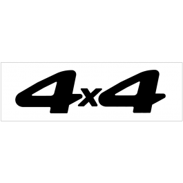 Ford Truck 4x4 Decal - 3.5" x 12"