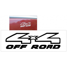 Ford Truck 4x4 Off Road Decal - 3.5" x 12"