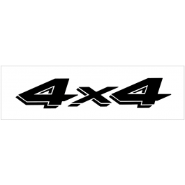 Ford Truck 4x4 Decal - 2.3" x 12"