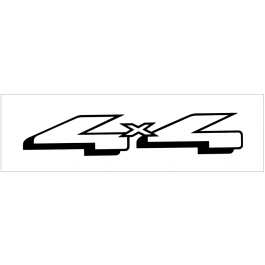 Ford Truck 4x4 Decal - 2.5" x 12"