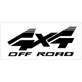 Ford Truck 4x4 Decal - 4" x 12"