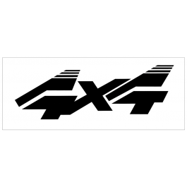 Ford Truck 4x4 Off Road Decal - 5" x 12"