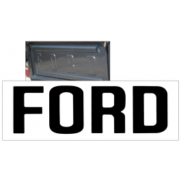 1980-89 Ford F100 - F250 Tailgate Letter Decals - STYLESIDE - FLAIRSIDE