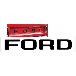 1961-66 Ford F100 and F150 Tailgate Letter Decal Set - STYLESIDE