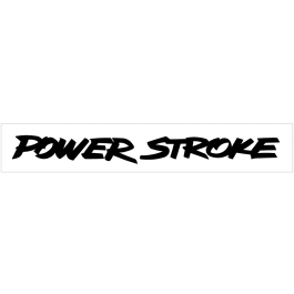 Ford Power Stroke Windshield Decal - 3.4" x 30"