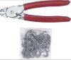 Heavy Duty Hog Ring Plier Kit 